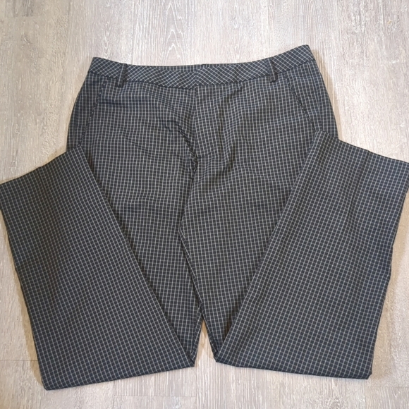 Puma Golf Pants Mens 38X34 Checkered Black and White Athletic Straight Comfort - Picture 3 of 11